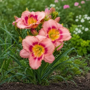 Strawberry Candy Daylily Seeds - Pink Bi-Color Hemerocallis hybrida - 20 Seeds - Image 6