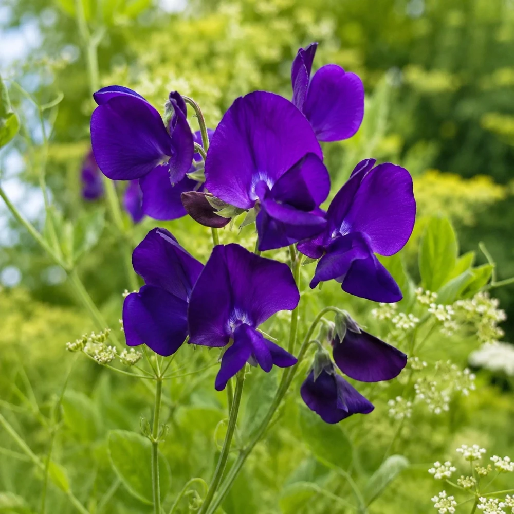 Sweet Pea My Navy Seeds - Deep Blue Fragrant Climbing Flower Vine - 10 Seeds - Image 11
