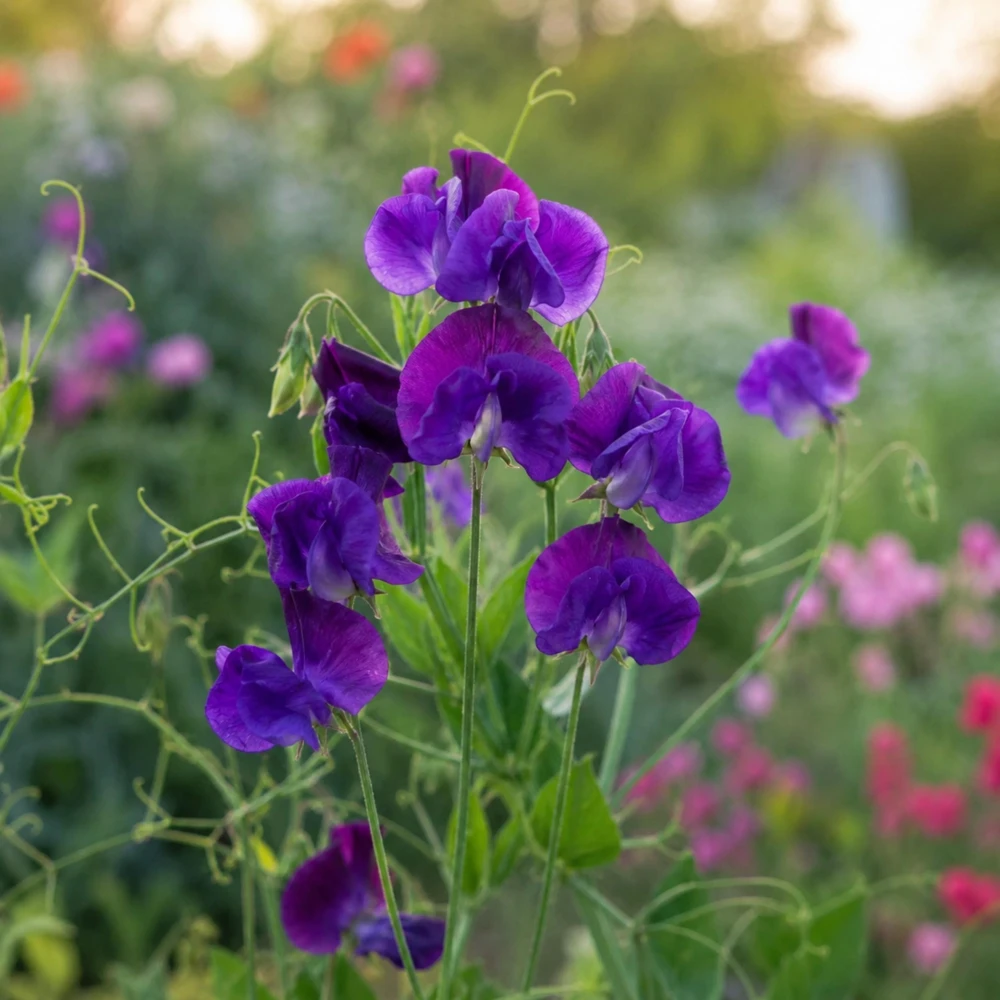 Sweet Pea My Navy Seeds - Deep Blue Fragrant Climbing Flower Vine - 10 Seeds - Image 7