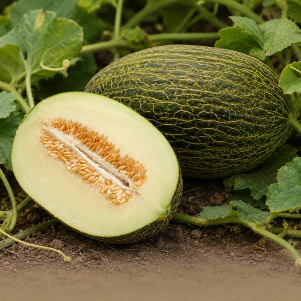 Valencia Early Melon Seeds - 20 Pack - Sweet Heirloom Summer Fruit - Image 3